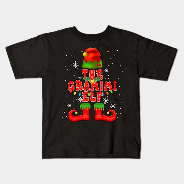 Cute The Gramimi Elf Xmas Kids T-Shirt by Kesehatan Ibu Dan Anak